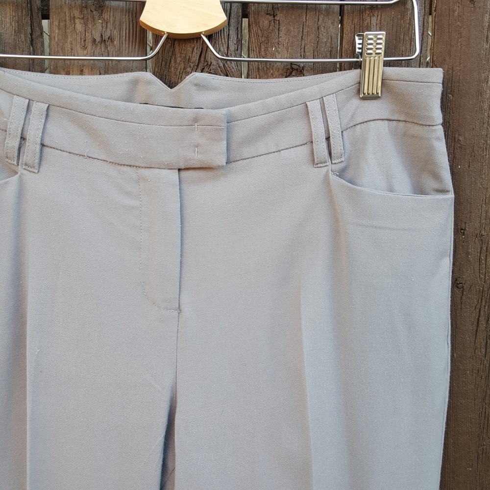 Sela Collection Solid Gray Work Trousers - image 5